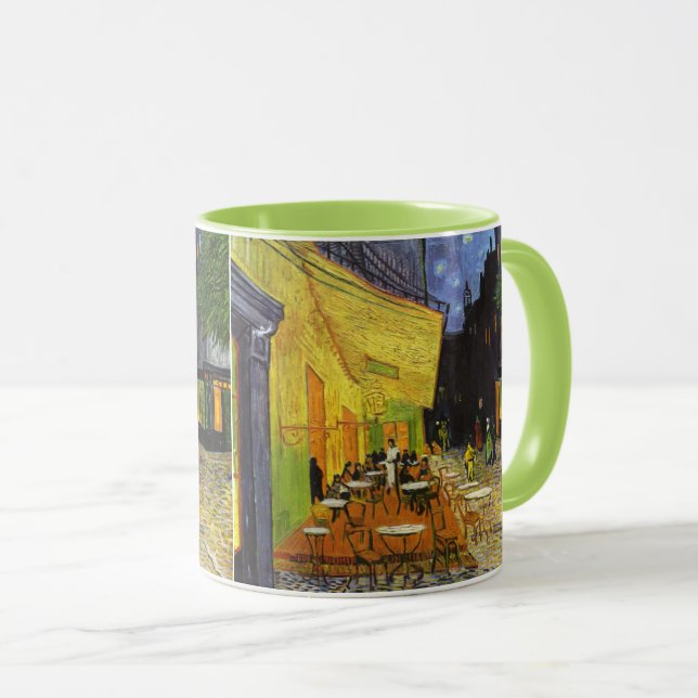 Café Terrace at Night by van Gogh Tasse (VorderseiteRechts)