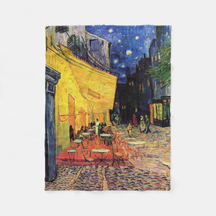 Café Terrace at Night by Vincent van Gogh Fleecedecke