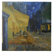 Café Terrace at Night by Vincent van Gogh