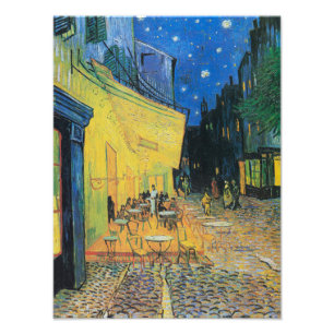 Café Terrace at Night by Vincent van Gogh Fotodruck