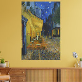 Café Terrace at Night by Vincent van Gogh Leinwanddruck