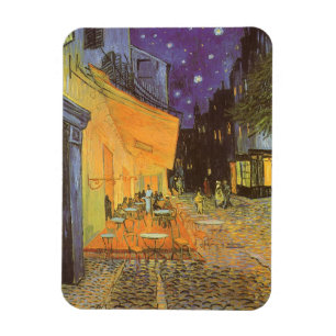 Café Terrace at Night by Vincent van Gogh Magnet