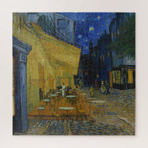 Café Terrace at Night by Vincent van Gogh Puzzle