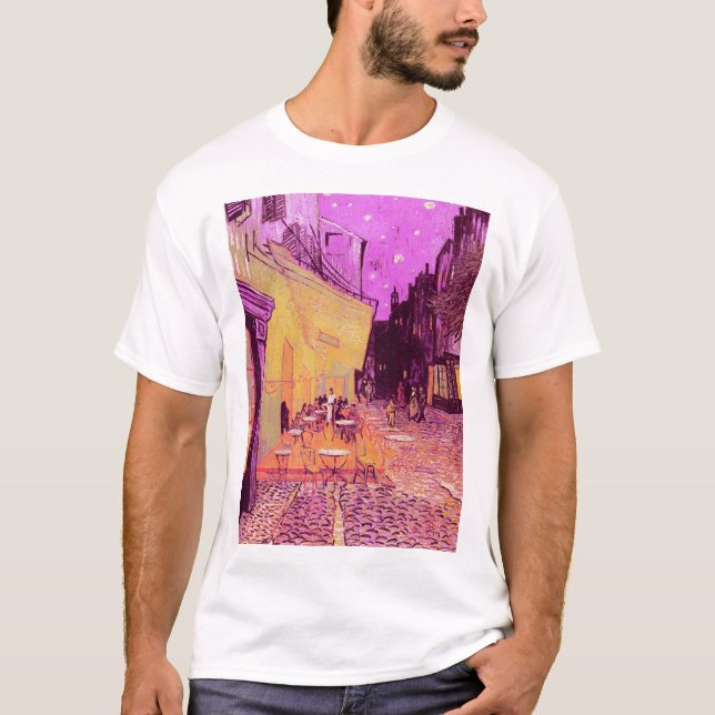 Café Terrace at Night by Vincent van Gogh T-Shirt (Vorderseite)