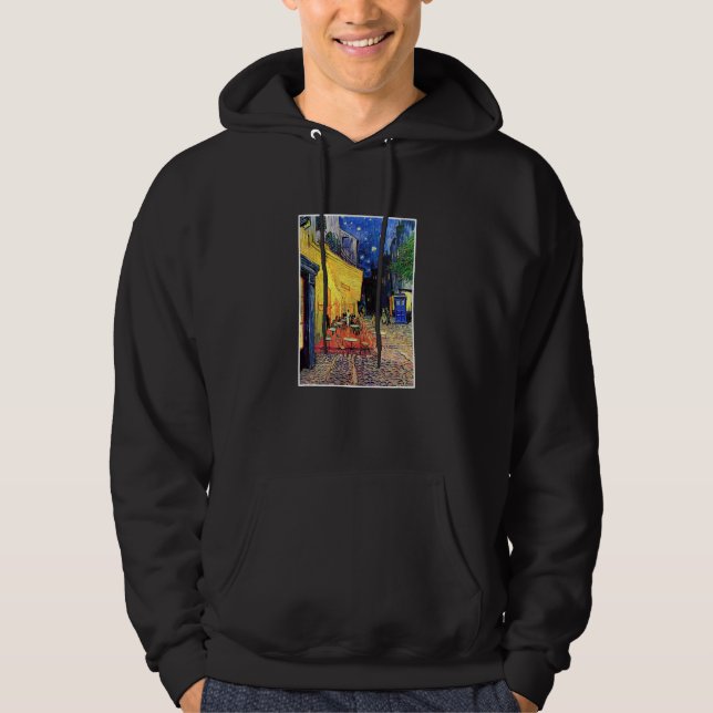 Cafe Terrace at Night Doctor Visit Hoodie (Vorderseite)