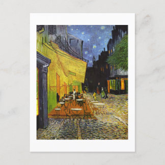 Café Terrace at Night Van Gogh Feiertagspostkarte