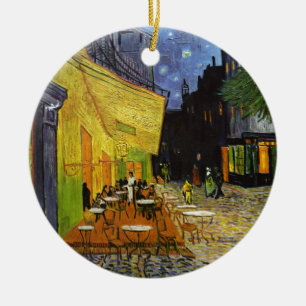 Café Terrace at Night Van Gogh Keramikornament