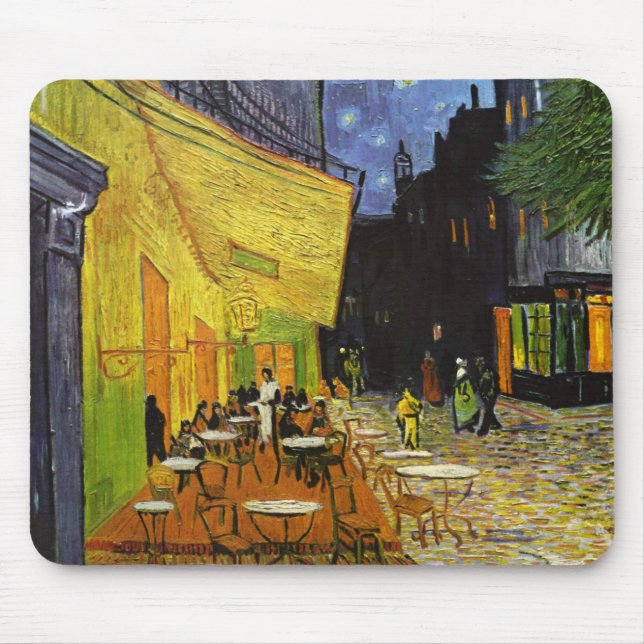 Café Terrace at Night Van Gogh Mousepad (Vorne)