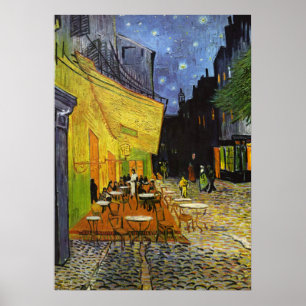 Café Terrace at Night Van Gogh Poster