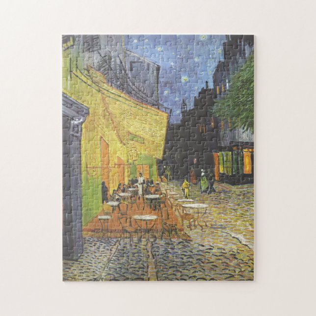 Café Terrace at Night Van Gogh Puzzle (Vertikal)