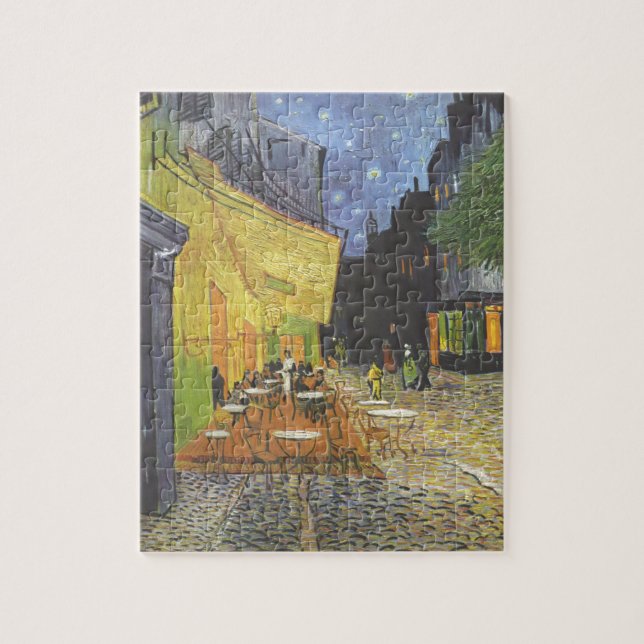Café Terrace at Night Van Gogh Puzzle (Vertikal)