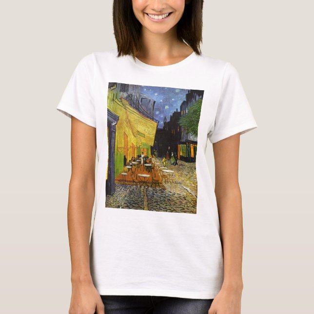 Café Terrace at Night Van Gogh T-Shirt (Vorderseite)