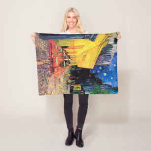 Cafe Terrace at Night, Vincent van Gogh, 1888 Fleecedecke