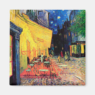 Cafe Terrace at Night, Vincent van Gogh, 1888 Magnet