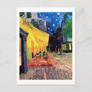 Cafe Terrace at Night, Vincent van Gogh, 1888 Postkarte