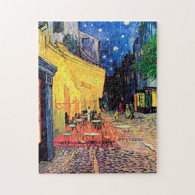 Cafe Terrace at Night, Vincent van Gogh, 1888 Puzzle (Vertikal)