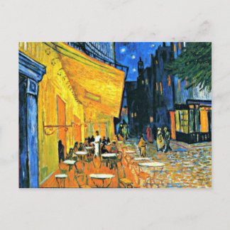 Cafe Terrace by Vincent van Gogh, Feiertagspostkarte