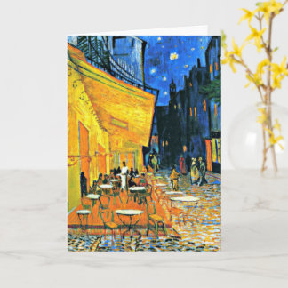 Cafe Terrace by Vincent van Gogh, Karte