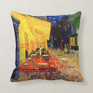 Cafe Terrace (F467) Van Gogh Fine Art Kissen