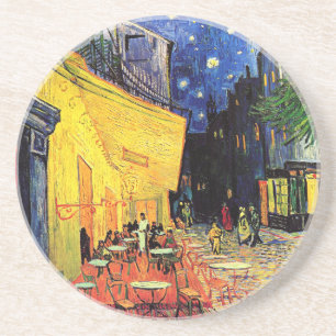 Café Terrace on the Place du Forum, Arles at Nigh Getränkeuntersetzer