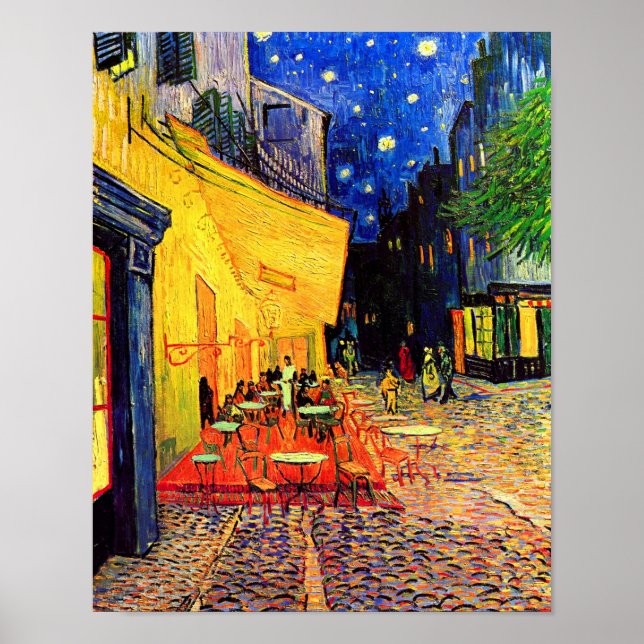Café Terrace Place du Forum Van Gogh Poster (Vorne)