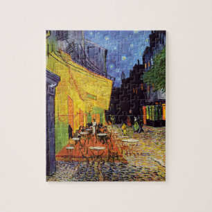 Café Terrasse am Abend bei Vincent Van Gogh Puzzle