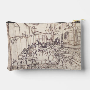 Café Terrasse am Abend, Kunstskizze, Van Gogh Zubehörtasche