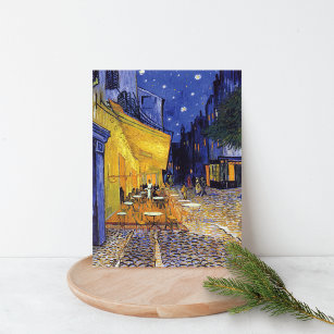 Café Terrasse am Abend Vincent van Gogh Postkarte
