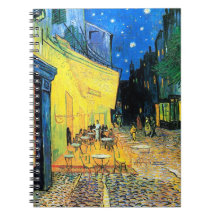 Café Terrasse am Abend Vincent Van Gogh Spirale