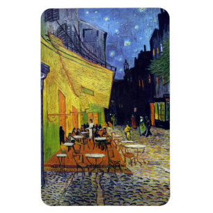 Cafe Terrasse am Abend von Vincent van Gogh 1888 Magnet