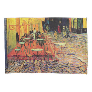 Cafe-Terrasse bei Nacht von Vincent van Gogh Kissenbezug