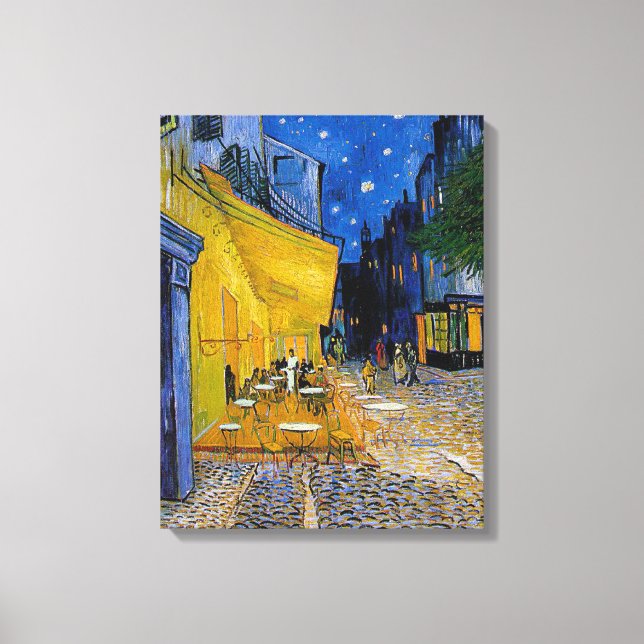 Café Terrasse / Nachtcafé ~ Vincent van Gogh Leinwanddruck (Vorderseite)