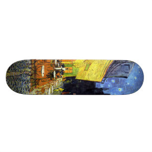 Café-Terrasse nachts durch Vincent van Gogh 1888 Skateboard