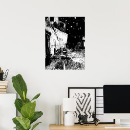 Café Terrasse Poster