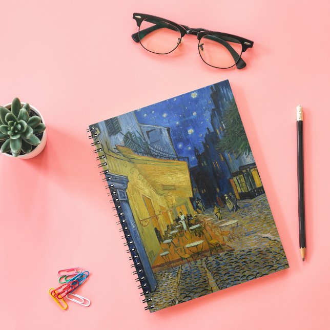 Café Terrasse | Vincent van Gogh Notizblock (Von Creator hochgeladen)