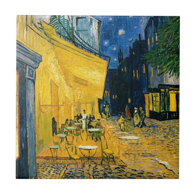 Café-Terrasse Vincent van Goghs |, Place du Forum Fliese (Vorderseite)