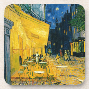 Café-Terrasse Vincent van Goghs , Place du Forum Getränkeuntersetzer