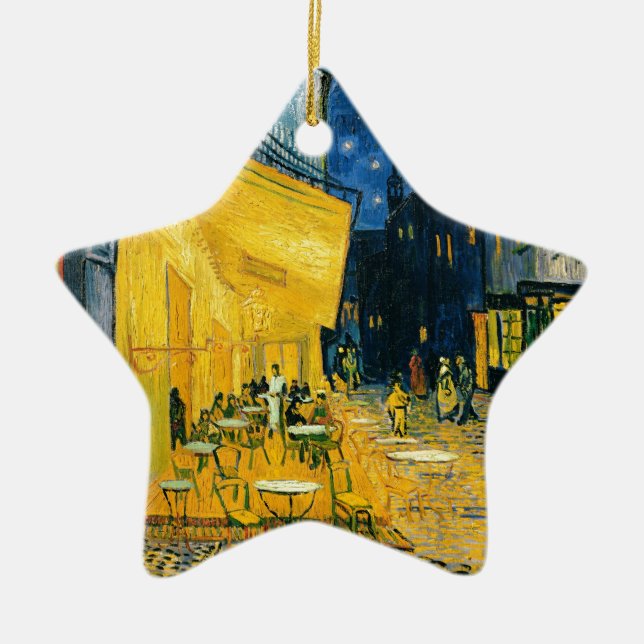 Café-Terrasse Vincent van Goghs |, Place du Forum Keramik Ornament (Vorne)