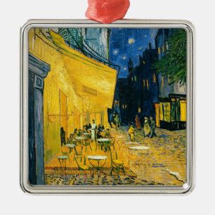 Café-Terrasse Vincent van Goghs , Place du Forum Silbernes Ornament
