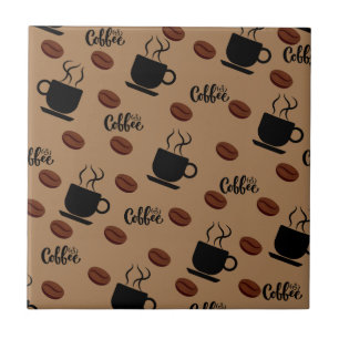 Café Themed Kaffeeküche Tile Fliese