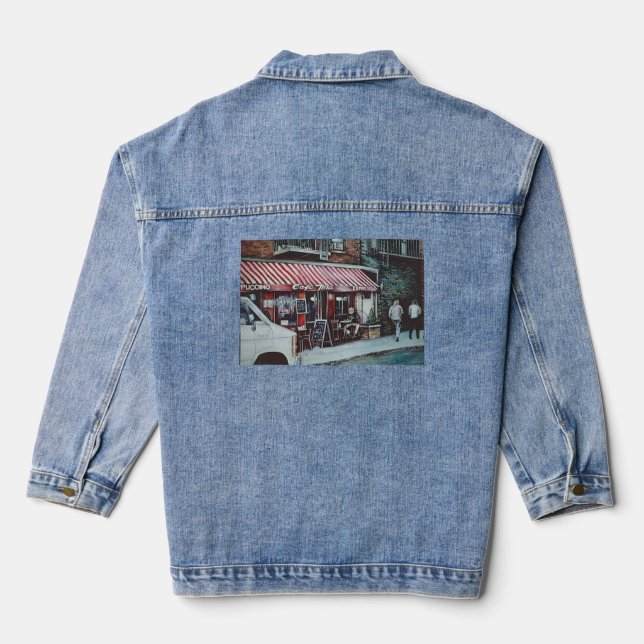 Cafe Tina's Twilight, NYC Jeansjacke (Rückseite)