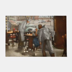 Cafe - Tisch für eine Person 1941 Fußmatte