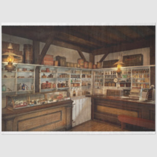 Café und andere Zutaten Seidenpapier