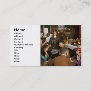 Café - Versuchungen 1915 Visitenkarte