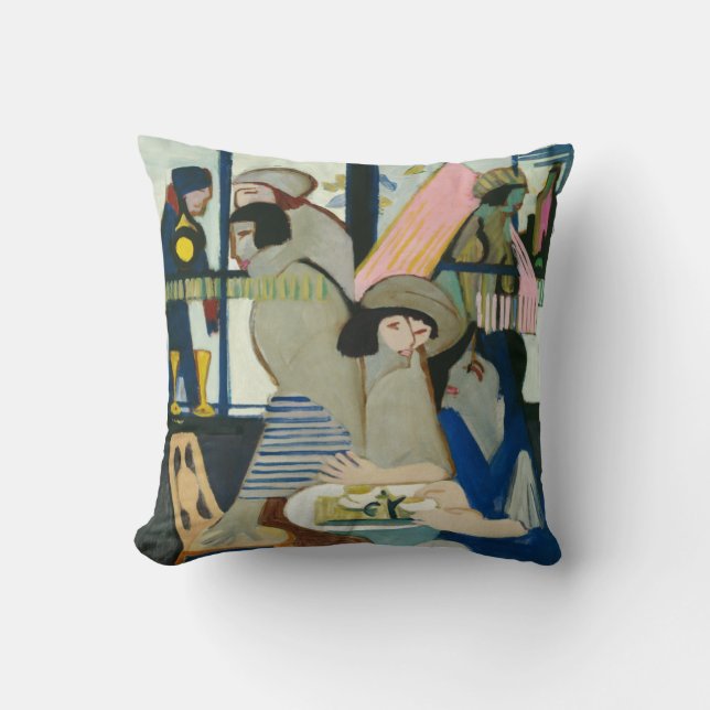 Cafe von Ernst Ludwig Kirchner Kissen (Vorderseite)