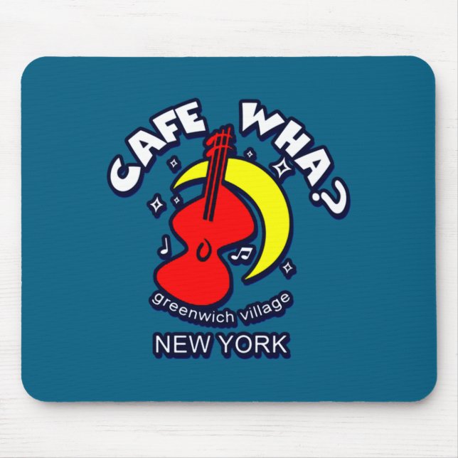 Cafe Wha The New York City Folk Music Scene  Mousepad (Vorne)