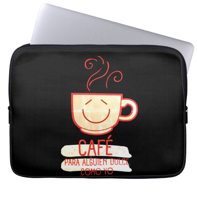 Café y Dulce Laptopschutzhülle (Vorderseite)