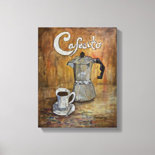 Cafecito - Canan Coffee Canvas Print Leinwanddruck