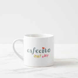 Cafecito | festlicher Morgen-Kubaner-Kaffee Espressotasse