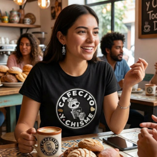 Cafecito und Klatsch Mexikanisches süßes Gebäck T-Shirt